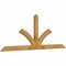 Ekena Millwork Richland Rough Sawn Timber Gable Bracket, Western Red Cedar, 84"W x 31"H x 2"D x 4"F, 9/12 Pitch GBW084X31X0204RIC00RWR - alternate 2